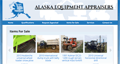 Desktop Screenshot of alaskaequipmentappraisers.com