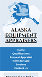 Mobile Screenshot of alaskaequipmentappraisers.com