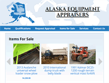 Tablet Screenshot of alaskaequipmentappraisers.com